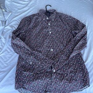 J Crew Mercantile Slim fit, M, Men, flower pattern shirt